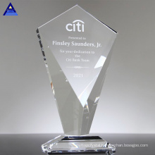 Trophy Crystal Blank Plaque Custom Jade Shield Art Glass Awards